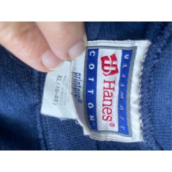 NRA Life Member Blue Crewneck Long Sleeve 100% Cotton Sweatshirt by Hanes Size X - Picture 8 of 9